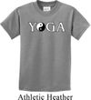 Yin Yang Yoga Text Kids T-shirt