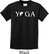 Yin Yang Yoga Text Kids T-shirt