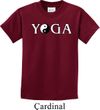 Yin Yang Yoga Text Kids T-shirt