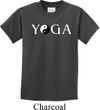 Yin Yang Yoga Text Kids T-shirt