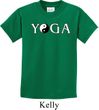 Yin Yang Yoga Text Kids T-shirt