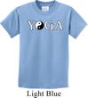 Yin Yang Yoga Text Kids T-shirt