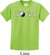 Yin Yang Yoga Text Kids T-shirt