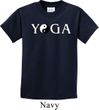 Yin Yang Yoga Text Kids T-shirt