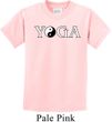 Yin Yang Yoga Text Kids T-shirt