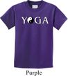Yin Yang Yoga Text Kids T-shirt