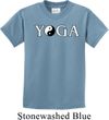 Yin Yang Yoga Text Kids T-shirt