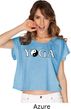 Yin Yang Yoga Text Ladies Boxy Tee