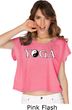 Yin Yang Yoga Text Ladies Boxy Tee