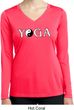 Yin Yang Yoga Text Ladies Dry Wicking Long Sleeve