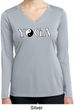 Yin Yang Yoga Text Ladies Dry Wicking Long Sleeve