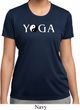 Yin Yang Yoga Text Ladies Dry Wicking T-shirt