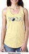 Yin Yang Yoga Text Ladies Ideal Tank Top