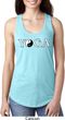 Yin Yang Yoga Text Ladies Ideal Tank Top
