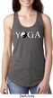 Yin Yang Yoga Text Ladies Ideal Tank Top