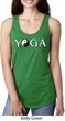 Yin Yang Yoga Text Ladies Ideal Tank Top