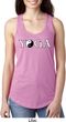 Yin Yang Yoga Text Ladies Ideal Tank Top