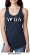 Yin Yang Yoga Text Ladies Ideal Tank Top