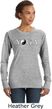 Yin Yang Yoga Text Ladies Sweatshirt