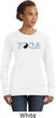Yin Yang Yoga Text Ladies Sweatshirt