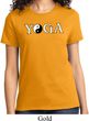 Yin Yang Yoga Text Ladies T-shirt