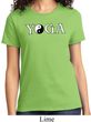 Yin Yang Yoga Text Ladies T-shirt