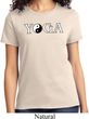 Yin Yang Yoga Text Ladies T-shirt
