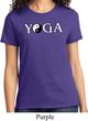 Yin Yang Yoga Text Ladies T-shirt