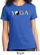 Yin Yang Yoga Text Ladies T-shirt