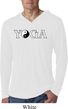 Yin Yang Yoga Text Lightweight Hoodie