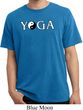 Yin Yang Yoga Text Pigment Dyed T-shirt