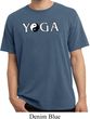 Yin Yang Yoga Text Pigment Dyed T-shirt