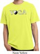Yin Yang Yoga Text Pigment Dyed T-shirt