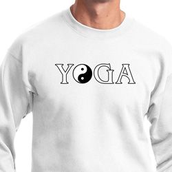 Yin Yang Yoga Text Sweatshirt Yin Yang Yoga Text Sweatshirt