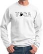 Yin Yang Yoga Text Sweatshirt