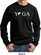 Yin Yang Yoga Text Sweatshirt