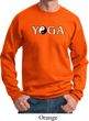 Yin Yang Yoga Text Sweatshirt