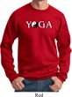 Yin Yang Yoga Text Sweatshirt