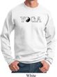 Yin Yang Yoga Text Sweatshirt