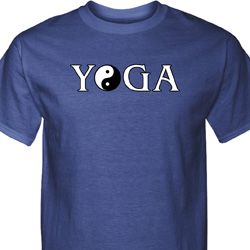 Yin Yang Yoga Text Tall T-shirt Yin Yang Yoga Text Tall T-shirt