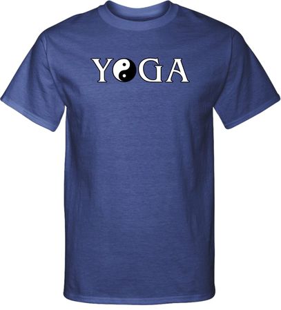 Yin Yang Yoga Text Tall T-shirt