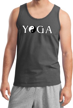 Yin Yang Yoga Text Tank Top