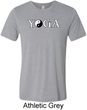 Yin Yang Yoga Text Tri Blend Tee
