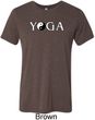 Yin Yang Yoga Text Tri Blend Tee