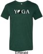 Yin Yang Yoga Text Tri Blend Tee