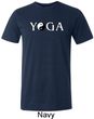 Yin Yang Yoga Text Tri Blend Tee