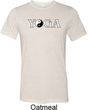 Yin Yang Yoga Text Tri Blend Tee