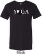 Yin Yang Yoga Text Tri Blend Tee
