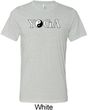 Yin Yang Yoga Text Tri Blend Tee