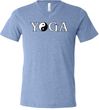 Yin Yang Yoga Text Tri Blend V-neck